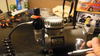 Harbor Freight Air Compressor for Airbrush [upl. by Tihom]