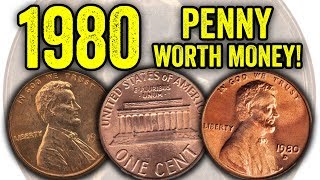 YOUR 1980 COULD BE WORTH THOUSANDS RARE LINCOLN PENNY COINS WORTH MONEY [upl. by Oirasor]