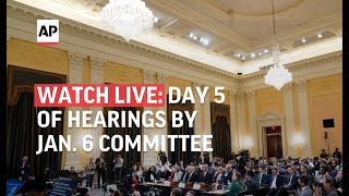 Watch Day 5 of Jan 6 committee hearings  AP News [upl. by Garate843]