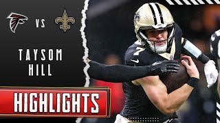 Taysom Hill Every Play vs Falcons  Week 18 Highlights [upl. by Blinnie]