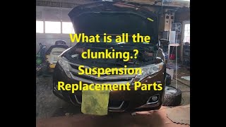 How to replace your 2014 Toyota Venza lower control arms struts sway bar end links and CV shafts [upl. by Eldreda]