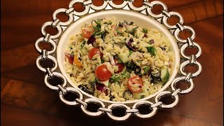 Orzo Pasta salad very tasty and easy to make [upl. by Kho]