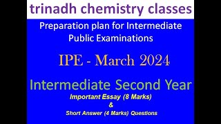 Preparation plan for Intermediate Public ExaminationsIPEMarch2024 Essay amp Short Answer Questions [upl. by Aufmann515]