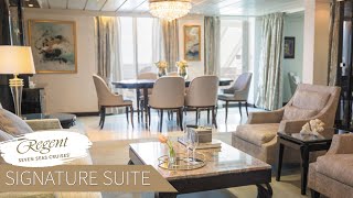 Regent Seven Seas Mariner  Signature Suite Full Walkthrough Tour amp Review  4K [upl. by Anirret]