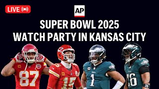 Super Bowl 2025 LIVE Chiefs vs Eagles watch party in Kansas City [upl. by Lauretta]