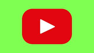 Youtube Logo  Icon Animated  Green Screen  Free Download  4K 60 FPS [upl. by Marchak]