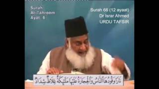 66 Surah Tahrim Dr Israr Ahmed Urdu [upl. by Lenneuq]