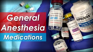 General anesthesia pharmacology  Medications for induction maintenance amp emergence [upl. by Halihs116]