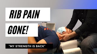 Rib pain gone after just one chiropractic adjustment Immediate return of strength too [upl. by Motch]