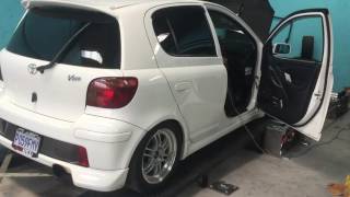 Toyota Vitz RS turbo TRD  Dyno 2 [upl. by Anileve]