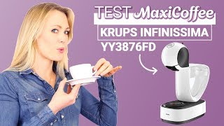 DOLCE GUSTO INFINISSIMA  Machine à capsule Krups  Le Test MaxiCoffee [upl. by Nyliret]