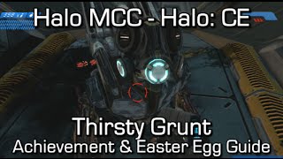 Halo MCC Halo CEA  Thirsty Grunt Achievement amp Easter Egg Guide [upl. by Catharina]