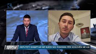 Deputeti shqiptar në Suedi nis misionin për Kosovën në KiE [upl. by Keifer897]