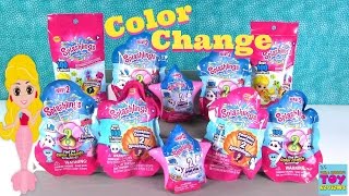 Splashlings Color Change Wave 1 2 Pack Blind Bags Collector Cards Opening  PSToyReviews [upl. by Inalaehon]