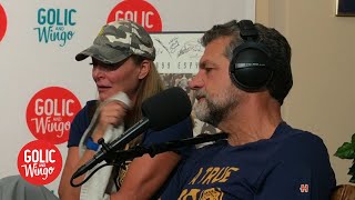 Mike Golics emotional goodbye to ESPN Radio  Golic and Wingo [upl. by Halilahk]