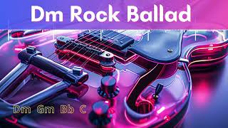 Dm Rock Ballad Backing Track bpm 66 [upl. by Roxanne]