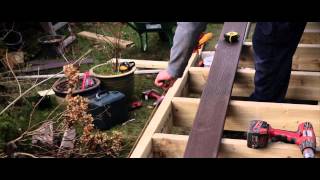 Arbordeck Trex Transcend Composite Decking  How To Install [upl. by Aener]