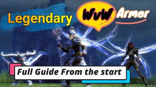 Full Guide Crafting Legendary WvW Armor From Zero To Legend [upl. by Lorianne]