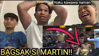 BAGSAK SI MARTIN CASIMERO NANOOD MARTIN VS TOSTADO FIGHT [upl. by Barger]