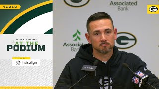 Matt LaFleur PostGame Press Conference  Packers vs Buccaneers [upl. by Kendy227]