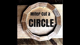 How to miter cut a circle [upl. by Liu589]