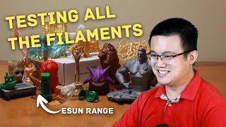 Testing Every eSUN 3D Filament [upl. by Alarise]