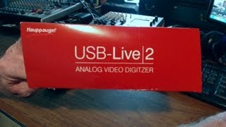 Hauppauge USBLive 2 Video Digitizer  Works Great [upl. by Ainez]