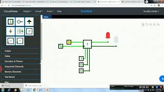 Flip flop implementation on Circuitverse software [upl. by Marasco311]