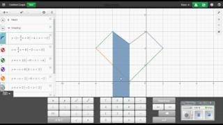 Shading in Desmos [upl. by Haldas36]