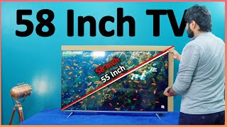 Hisense new 58 inch 4K TV with Dolby Vision  58 Inch size is Normal or not 🤔 Price₹42990 [upl. by Bluefarb]