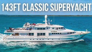 Inside a 143 SUPERYACHT  quotSTARSHIPquot Custom Van Mill Classic Super Yacht Tour [upl. by Irrek593]