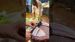 Incredible Pomfret Fish Cutting Skills In Bangladesh Fish Market shorts [upl. by Assirrec619]