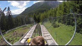 Rodelbahn Alpine Coaster Imst Austria Full ride in HQ 1080p 25fps Go Pro Hero3 Black Edition [upl. by Malchy]