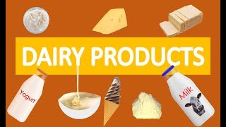 DAIRY PRODUCTS VOCABULARYPRODUCTOS LACTEOS [upl. by Wager]