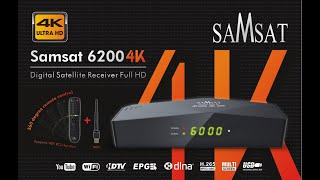 Samsat 6200 4K  مالجديد ؟ [upl. by Rehpotsrhc]