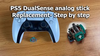 PS5 DualSense drift fix  analog stick Replacement Step by step [upl. by Lehcear]