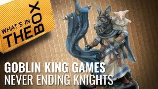 Unboxing Moonstone  Never Ending Knights  Goblin King Games [upl. by Ahsemrak]