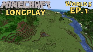 Minecraft Survival Longplay 120  Episode 1  A New World No Commentary [upl. by Adlez]