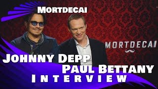 Johnny Depp amp Paul Bettany  Mortdecai Interview 2015 [upl. by Dayna]