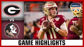 Georgia vs Florida State Game Highlights  2023 ACC Football [upl. by Yelsnit]