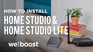 How to Install Your Home Studio or Home Studio Lite Cell Signal Booster  weBoost [upl. by Akoek7]