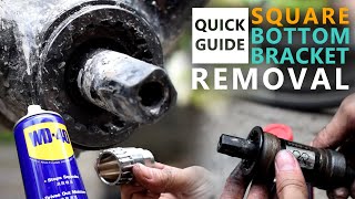 How to Remove Square Taper Bottom Bracket [upl. by Apul]