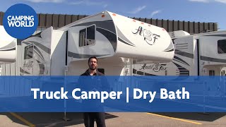 2017 Arctic Fox 1140  Truck Camper  Elegant Truffle  RV Review [upl. by Adnoel]