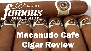 Macanudo Cafe Cigars Review  Famous Smoke Shop [upl. by Naitsirhk301]