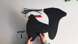 NICEDACK MTB Mudguard Installation Video Front and Rear Bicycle Mudguard Set [upl. by Camey]