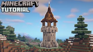 Minecraft  Simple Watchtower Tutorial How to Build [upl. by Hesketh]