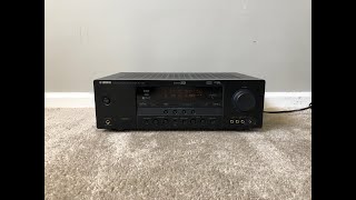 Yamaha RXV461 51 Home Theater Surround Receiver [upl. by Kawai702]