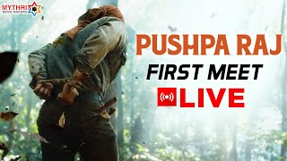 Introducing Pushpa Raj  The First Meet  Allu Arjun  Pushpa  Rashmika  Fahadh Faasil  Sukumar [upl. by Nashom]