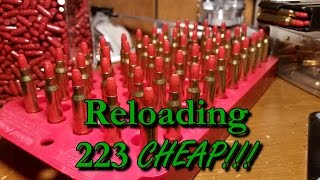 How Im Reloading 223 for 10 Per Round  CountryBoyPrepper [upl. by Baelbeer665]