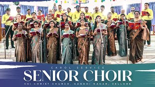 CSI CHRIST CHURCH VELLORE  CHRISTMAS CAROL SERVICE 2022  SENIOR CHOIR [upl. by Gaivn]